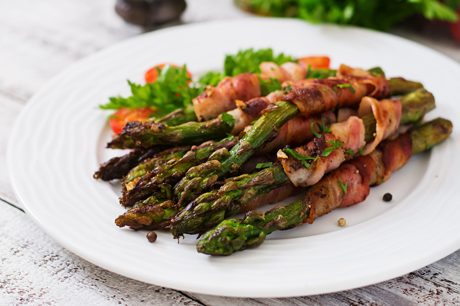 Geroosterde asperges in de airfryer