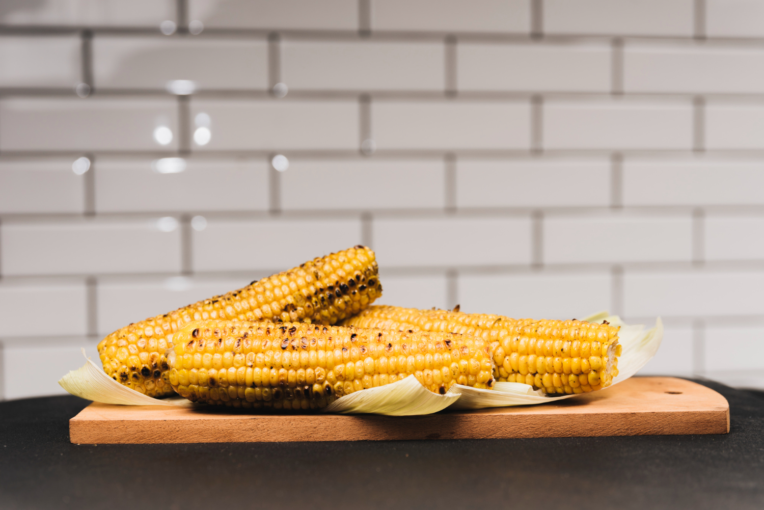 Geroosterde maïskolf in de airfryer