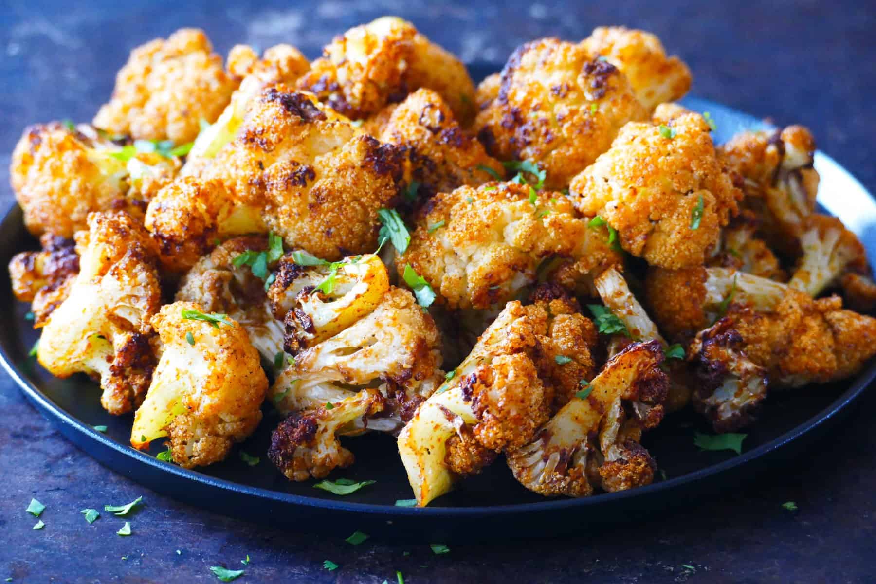 Bloemkool in airfryer, vers gebakken